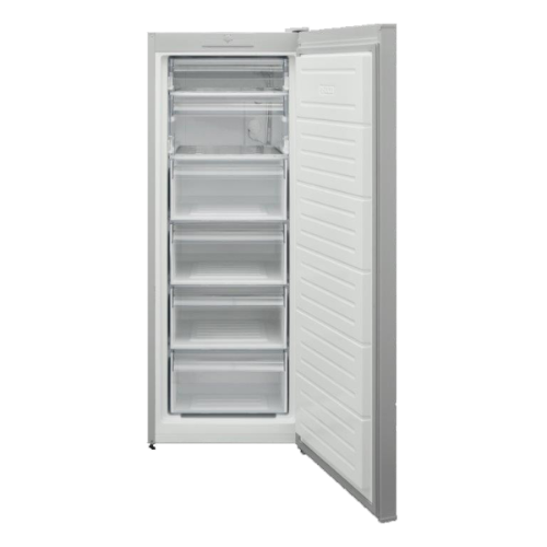 Picture of Upright freezer with 6 drawers, silver