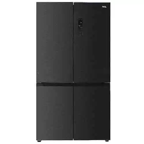 Picture of TCL C780CDBN Refrigerator, Cross Door Refrigerator, Black Inox Color, 600 Liter Capacity.