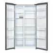 Picture of TCL P650SBS / P790SBSGL Refrigerator, 631/650 liter capacity with water dispenser, matte silver color.