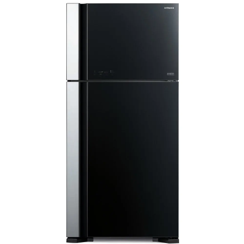 Picture of Hitachi HRTN8565DFBBKJO Refrigerator (Black Glass - Two Doors)