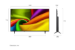 صورة شاشة إل جي 55 بوصة سمارت UHD 4K مع ذكاء اصطناعي - 55NU840B6LA