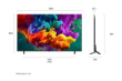 صورة شاشة إل جي 65 بوصة سمارت QNED evo AI MiniLED 4K بمعدل تحديث 120 هرتز - 65QNED85 (موديل 2026)