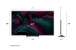 صورة شاشة إل جي 77 بوصة سمارت أوليد إيفو (OLED evo) C5 بدقة 4K ومعدل 144 هرتز - OLED77C56LA (موديل 2025)