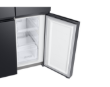 Picture of Samsung 508L Four-Door Refrigerator, Black | RF48A4010B4 (Triple & Metal Cooling)
