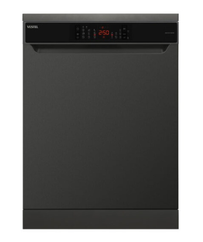 Picture of Vestel 9-Program Dishwasher, 3 Sprayers | DWFA2Y9NIDX (Dark Inox Finish)