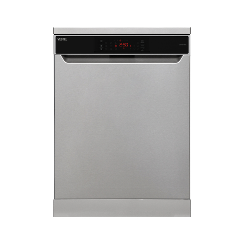 Picture of Vestel 9-Program Dishwasher, 3 Sprayers | DWFA2Y9NIX (Stainless Steel Finish)