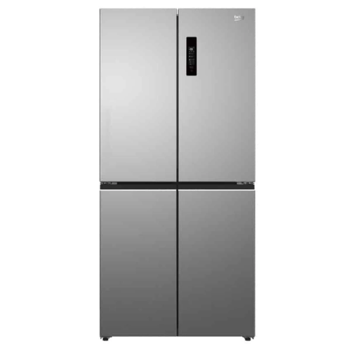 Picture of Beko 601L 4-Door Refrigerator with Display - Silver (GNE60520X)