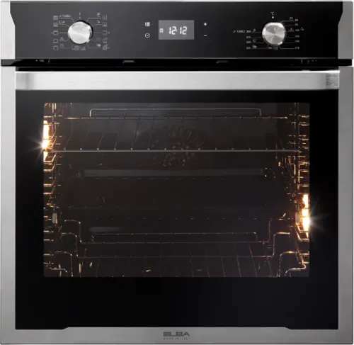 Picture of Elba 60 cm Built-In Electric Oven - 11 Functions with Black Ceramic Facade & Dual Fans