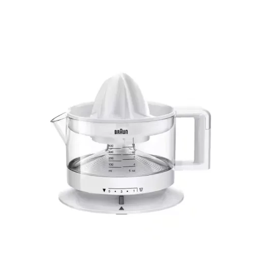 Picture of Braun Citrus Juicer - 20W, 350 ml, Adjustable Pulp Control, White