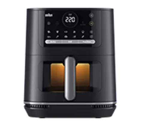 Picture of Braun MultiFry 3-in-1 Air Fryer - 2000W, 6L Capacity, 20 Preset Programs, Black