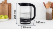 صورة غلاية زجاجية بوش – 1.7 لتر – TWK70B03