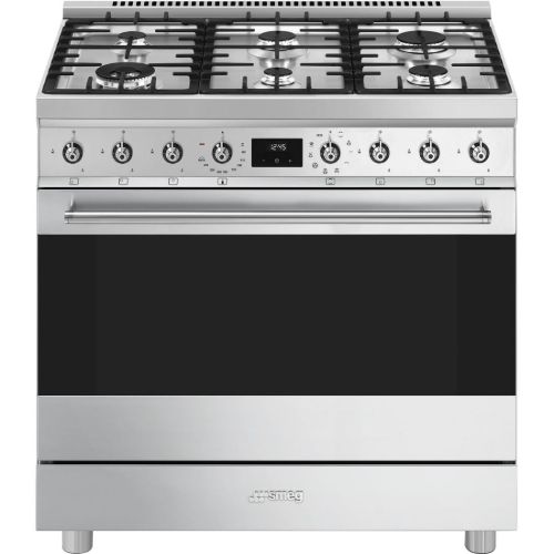 Picture of Smeg Cooker with Gas Hob and Electric Oven – C9GMX2