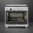 Picture of Smeg Cooker with Gas Hob and Electric Oven – SSA91MAX2