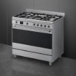 Picture of Smeg Cooker with Gas Hob and Electric Oven – SSA91MAX2
