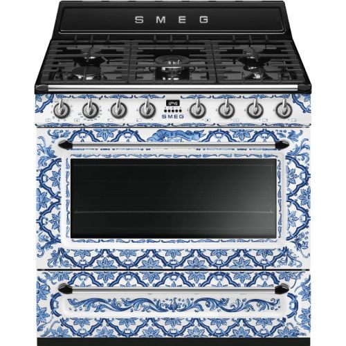 Picture of Smeg Cooker with Gas Hob and Electric Oven – TR90DGME9
