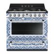 Picture of Smeg Cooker with Gas Hob and Electric Oven – TR90DGME9