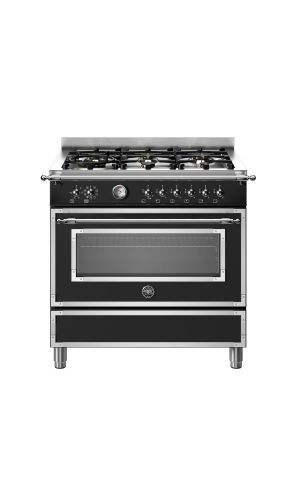 Picture of Bertazzoni Cooker 90 cm with 6 Brass Burners and Electric Oven – HER96L1ENET