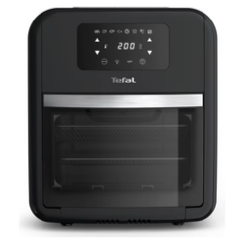 Picture of Tefal Easy Fry Oven & Grill 9-in-1 Air Fryer - 11L Capacity, 8 Programs, Rotisserie & Die-Cast Grill, Black & Silver