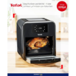 Picture of Tefal Easy Fry Oven & Grill 9-in-1 Air Fryer - 11L Capacity, 8 Programs, Rotisserie & Die-Cast Grill, Black & Silver