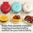 Picture of Nutricook Mini Waffle Maker – Red – NC-WM100R