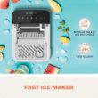 صورة صانعة ثلج نوتريكوك Icy Bullet – 12 كغ/يوم – فضي – NC-ICY510S