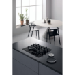 صورة موقد غاز على زجاج 60 سم W-Line سطح زجاجي ويرلبول – GOWL 628/NB
