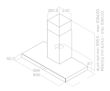 Picture of Elica Wall Hood 90cm 1000m3/h Stainless Steel Black Glass – JOY BLIX/A/90