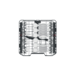 صورة جلاية نصف مدمجة 60 سم 14 أطقم A+++ PowerClean Pro ستانلس ويرلبول – WBC 3C34 PF X