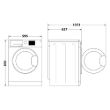 Picture of Whirlpool Front-Loading Washing Machine 9 kg 1400 rpm A+++ Energy Silver – FFD 9448 SBCV EX