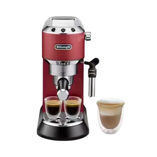 صورة ماكينة إسبريسو ديلونجي Dedica Style – 15 بار – 1300 واط – أحمر – EC685.R