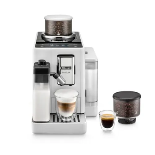 Picture of DeLonghi Rivelia Espresso Machine – 19 Bar – 1450W – Arctic White – EXAM440.55.W