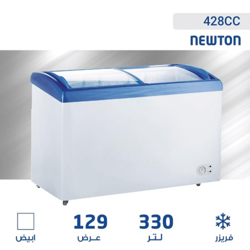 Picture of National Electric Chest Freezer – Glass Lid – White – 428cc