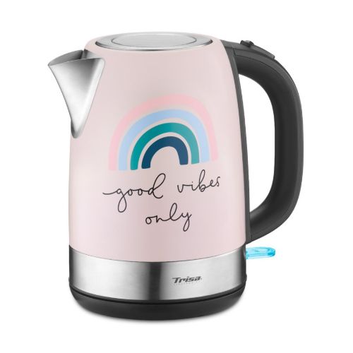 Picture of Trisa Electric Kettle – Good Vibes Only Edition – 1.7L – Stainless Steel – 2200W