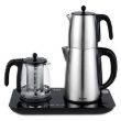 Picture of Trisa Tea Maker Set – Tea Time Party – Kettle 1.7L + Warming Plate + Glass Teapot