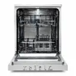 Picture of Newton 6-Program 2-Spray Dishwasher, 12 Place Settings, Silver