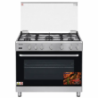 Picture of Newton Gas Cooker – 5 Burners – 90cm – 130L – 2 Fans – Stainless Steel – F9030g