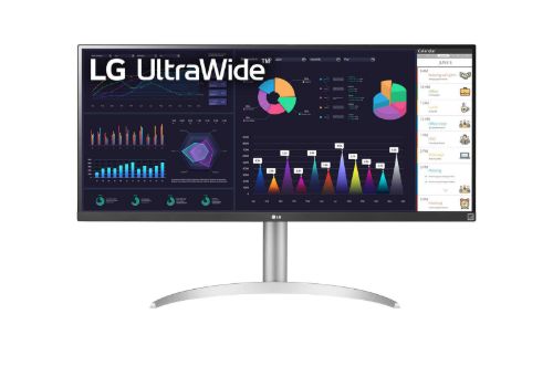 صورة شاشة كمبيوتر إل جي UltraWide – 34 إنش FHD – 34WQ650-W