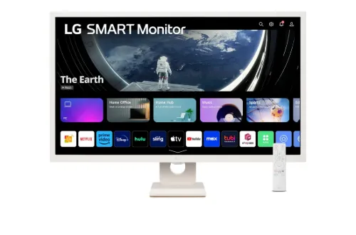 صورة شاشة كمبيوتر ذكية إل جي – 31.5 إنش FHD – 32SR50F-W