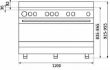Picture of Tecnogas Gas Cooker – 120 cm – TCP112GG6WX