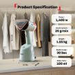 Picture of Tefal Aerosteam Handheld Garment Steamer – 1400 W – Opti-Flow – DT9814G0