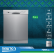 Picture of National Electric Dishwasher – 7 Programs – 14 Place Settings – A++ – Stainless Steel – 7635Sm