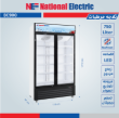 Picture of National Electric Glass Door Beverage Cooler – 750L – No-Frost – Black – BC900