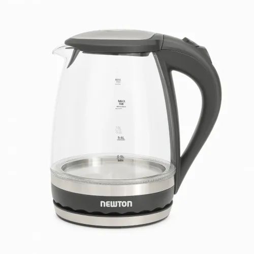 Picture of Newton Glass Kettle – 2200W – 1.5L – Stainless Steel – K8504G