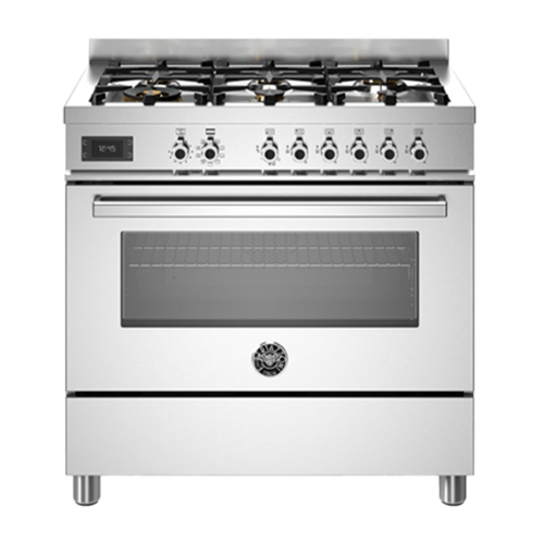 Picture of Bertazzoni Cooker with Gas Hob and Electric Oven – 90 cm – PRO96L1EBIT