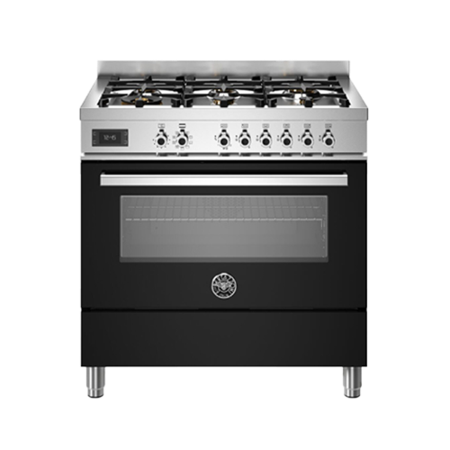 Picture of Bertazzoni Cooker with Gas Hob and Electric Oven – 90 cm – PRO96L1ENET