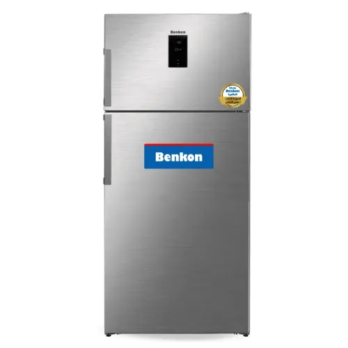 Picture of Benkon Giant Two-Door Refrigerator – 625 L – No Frost – Light Stainless Steel – RF-BN643X