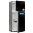 Picture of Benkon Two-Door Refrigerator – 552 L – No Frost – Black Glass – BEN-RF5881GBK