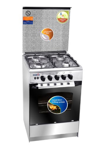 Picture of Samix Gas Cooker – 55 × 55 cm – Stainless steel – 10-28-110