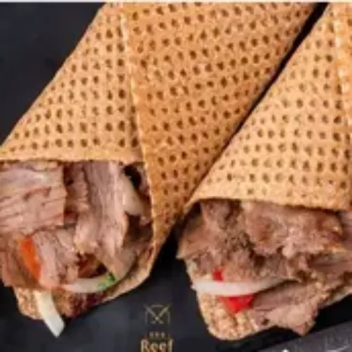 صورة ساندويش لحمه الريف كبير